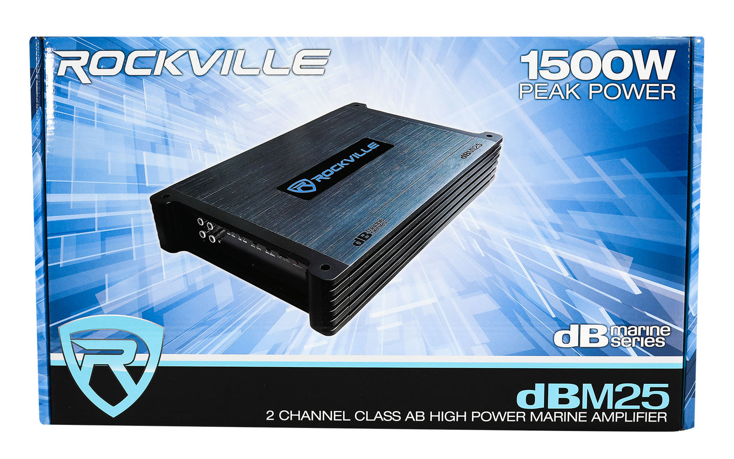 2) KICKER 48KMXL84 8" 500w Marine Speakers w/LED+2-Channel Amplifier+Wires KMXL8