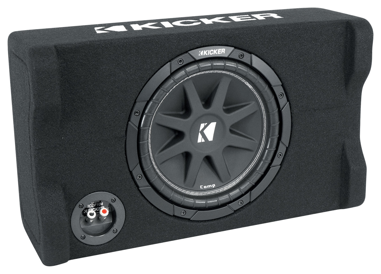 KICKER 48CDF104 Comp10 10" 300w Subwoofer+Sub Box Enclosure+Bluetooth Speaker
