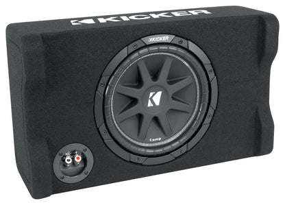 KICKER 48CDF104 Comp10 10" 300w Subwoofer+Sub Box Enclosure+Bluetooth Speaker