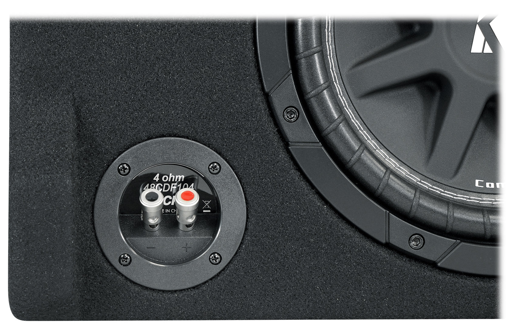 KICKER 48CDF104 Comp10 10" 300w Subwoofer+Sub Box Enclosure+Bluetooth Speaker