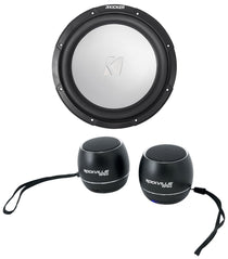 KICKER 45KM104 10" 350w Marine Boat Subwoofer SVC 4-ohm Sub KM10+Free Speakers