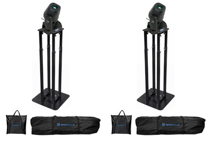 ROCK SPOT 260W 2-Pack + RTP32B Black Totem Stands Bundle
