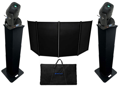 ROCK SPOT 260W 2-Pack + RTP-GO Black Totem + RFAAC Facade Bundle