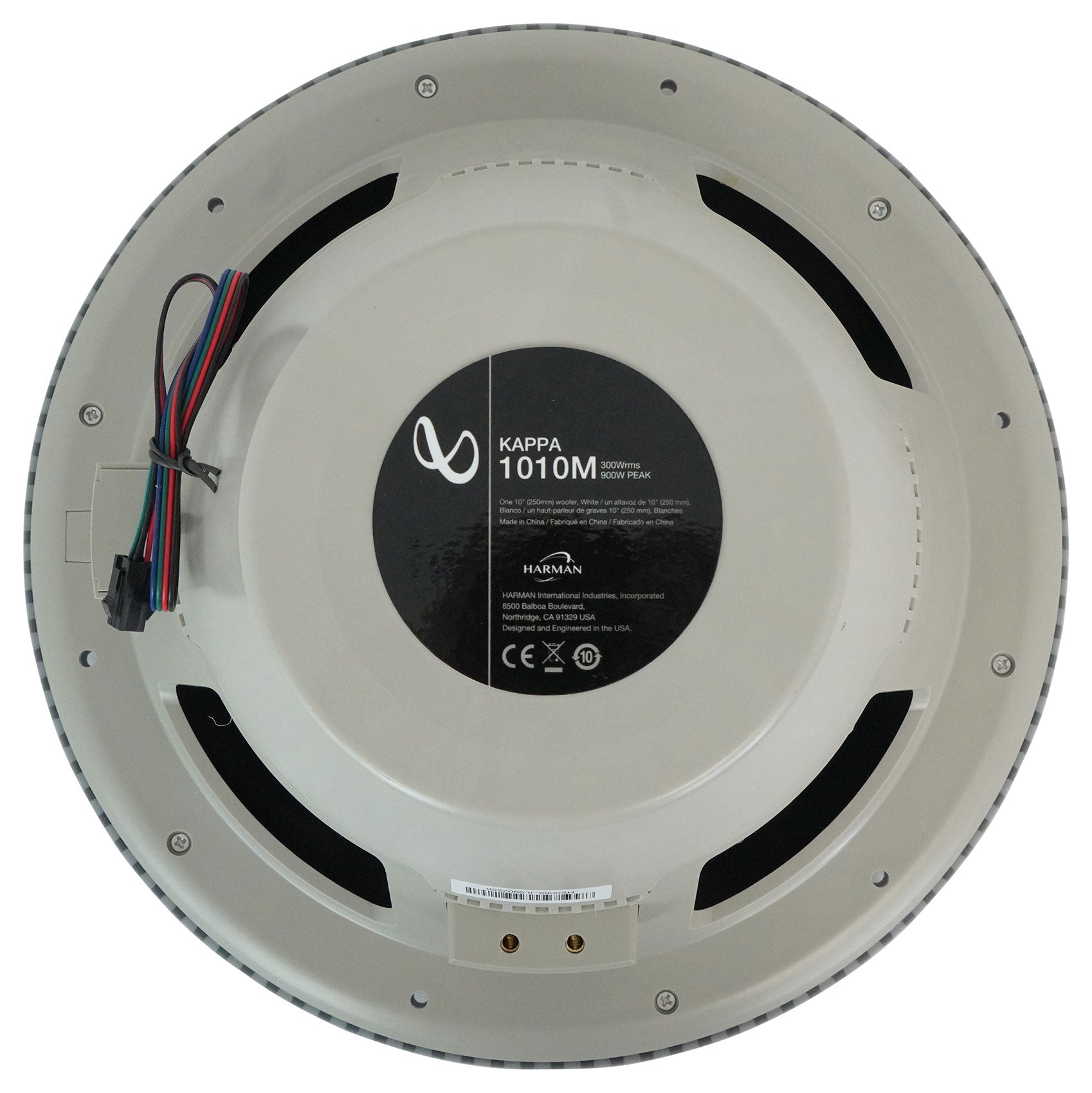 Infinity KAPPA 1010M 10" 900w Marine Boat LED Subwoofer+Mono Amplifier+Amp Kit