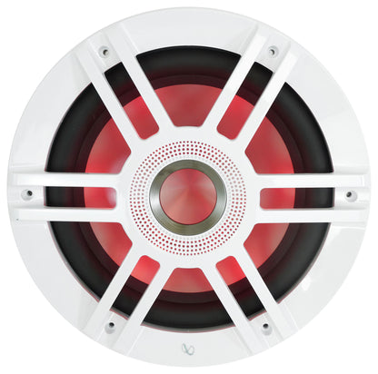 Infinity KAPPA 1010M 10" 900w Marine Boat LED Subwoofer+Mono Amplifier+Amp Kit