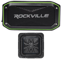 Kicker L7S84 8" 900w Solobaric L7S Car Audio Subwoofer + Free Bluetooth Speaker