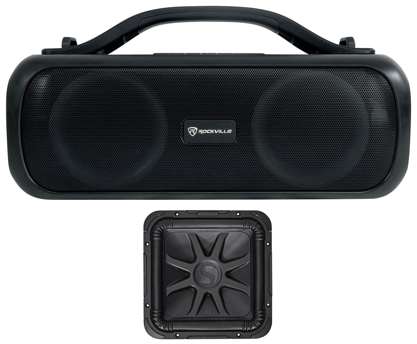 Kicker L7S122 12" 1500 Watt Solobaric L7S Car Subwoofer + Free Bluetooth Speaker