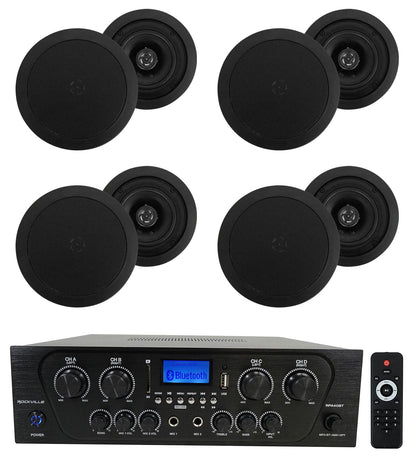 RPA40BT + HC55 Black 8-Pack Bundle