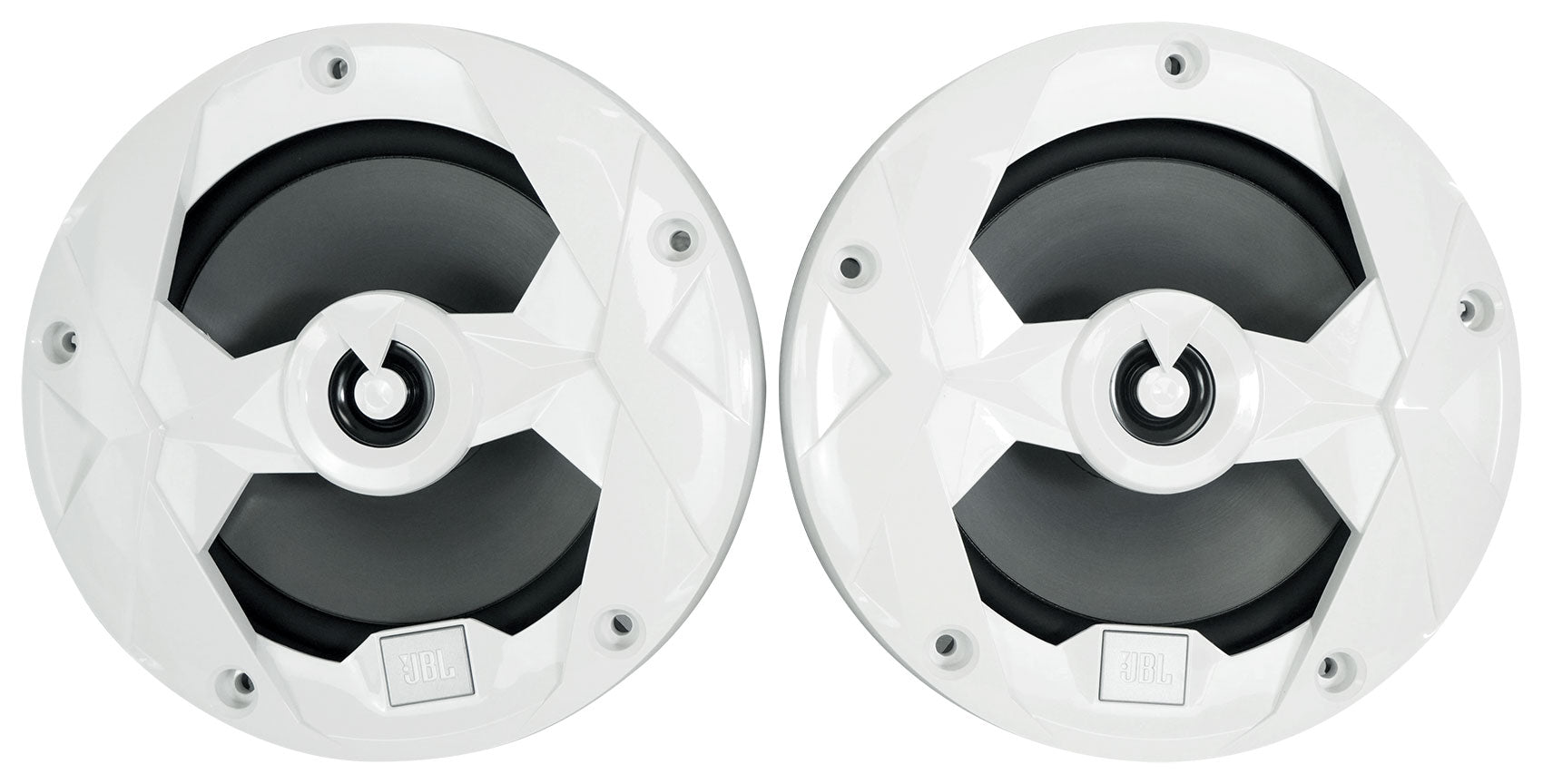 MS65W White 4-Pack + 4-Zone Marine Receiver Bundle