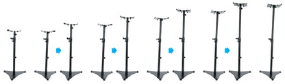 ASM4 4" + RVSM5 Adjustable Stands Bundle