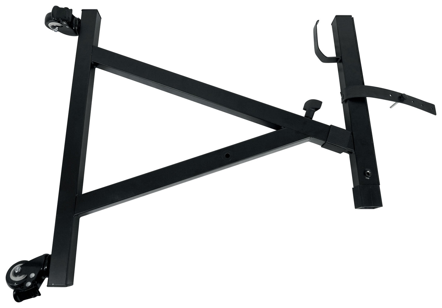 Rockville Z45W Keyboard Stand + Z-Shelf Utility Shelf Bundle
