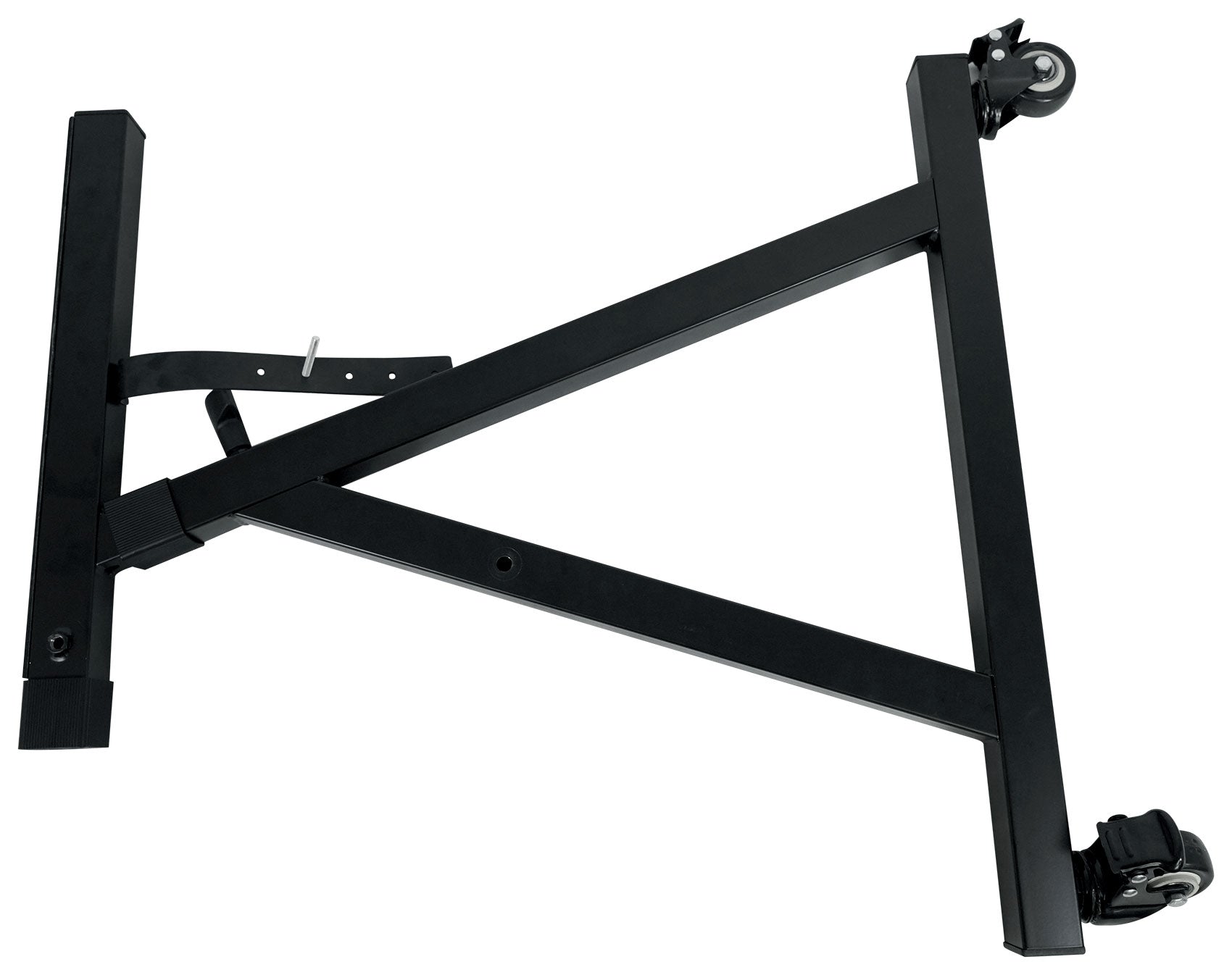 Rockville Z45W Keyboard Stand + Z-Shelf Utility Shelf Bundle