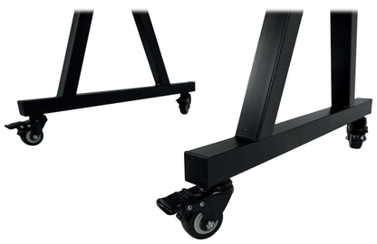 Rockville Z45W Keyboard Stand + Z-Shelf Utility Shelf Bundle