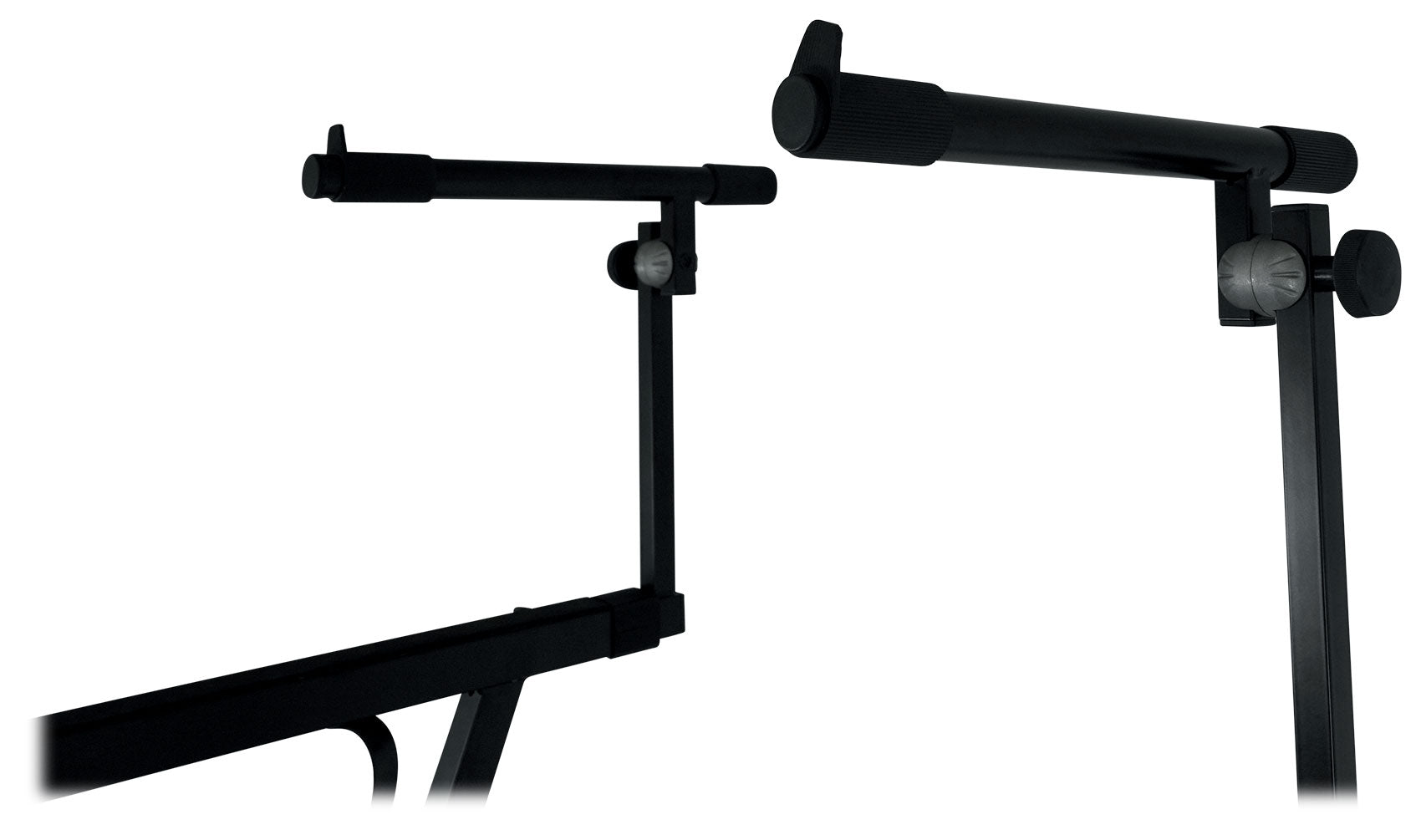 Rockville Z45W Keyboard Stand + Z-Shelf Utility Shelf Bundle