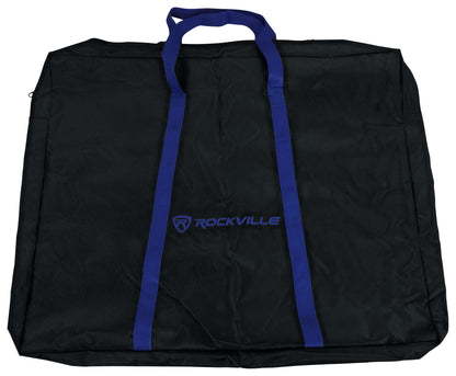 Rockville Z45W Keyboard Stand + Z-Shelf Utility Shelf Bundle