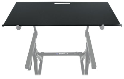 Rockville Z45W Keyboard Stand + Z-Shelf Utility Shelf Bundle