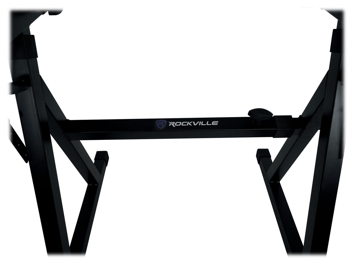 Rockville Z55 Keyboard Stand + Z-Shelf Utility Shelf Bundle