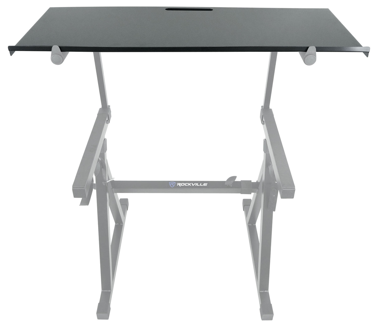 Rockville Z55 Keyboard Stand + Z-Shelf Utility Shelf Bundle