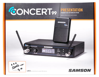 SAMSON Concert 99 Presentation Lavalier Microphone K-Band+Free Bluetooth Speaker