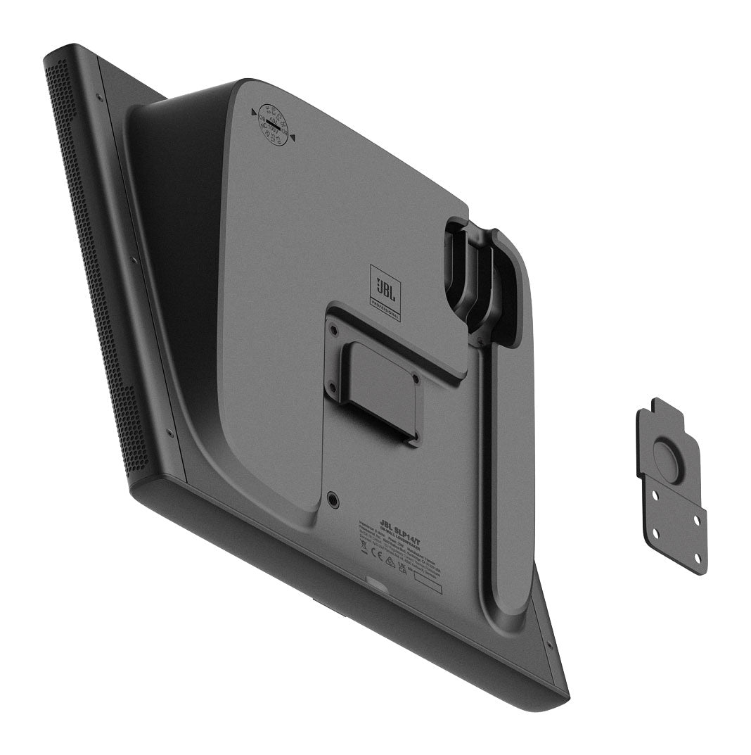 10 JBL SLP14/T-BK Sleek Low-Profile On Wall Mount 4" 70v Commercial Speakers+Amp