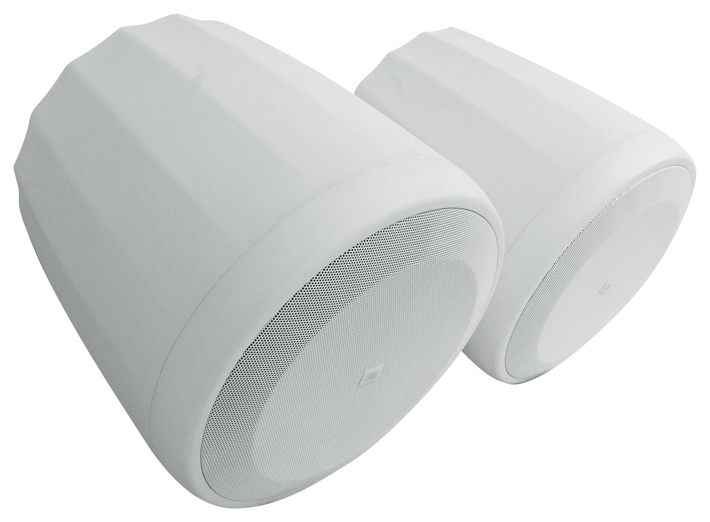 (6) JBL CONTROL 68HP-WH 70v Commercial 8" Hanging White Pendant Speakers+Amp