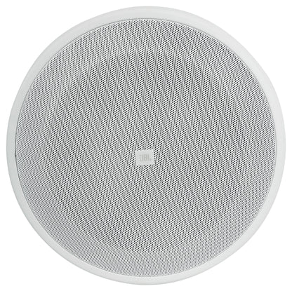 (6) JBL CONTROL 68HP-WH 70v Commercial 8" Hanging White Pendant Speakers+Amp