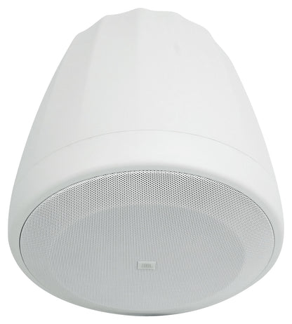 (6) JBL CONTROL 68HP-WH 70v Commercial 8" Hanging White Pendant Speakers+Amp