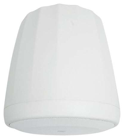 (6) JBL CONTROL 68HP-WH 70v Commercial 8" Hanging White Pendant Speakers+Amp