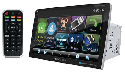 Soundstream VRCPAA-106M 10.6" Monitor Bluetooth/Carplay/Android Receiver+Camera