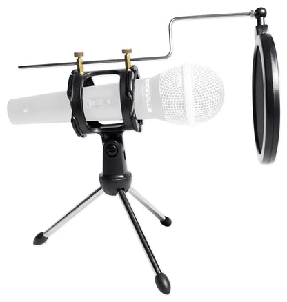 R-TRACK 2x2 + RMC-XLR + RTMS21 Stand Bundle