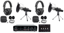 R-TRACK 2x2 2-Pack + RHPA4 Headphone Amplifier Bundle