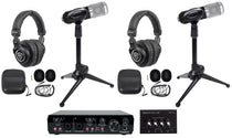 R-TRACK 2x2 + (2) RCM01 + (2) PRO-M50 + RDTS + RHPA4 Bundle