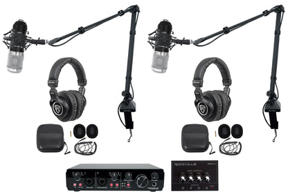 R-TRACK 2x2 + (2) RCM01 + (2) PRO-M50 + R-BOOM 34 + RHPA4 Bundle