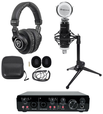 R-TRACK 2x2 + RCM03 Microphone Bundle