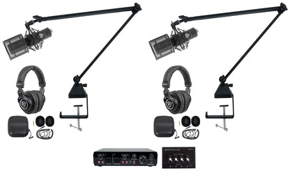 R-TRACK 2x2 + (2) RCM PRO + (2) PRO-M50 + R-BOOM 34 + RHPA4 Bundle