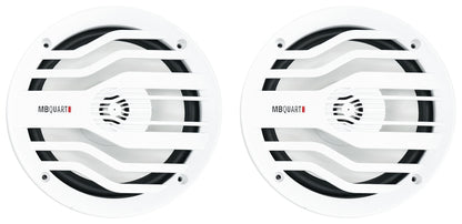 NK2-116W White 2-Pack + 4-Zone Marine Receiver Bundle