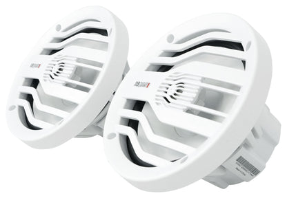 NK2-116W White 2-Pack + 4-Zone Marine Receiver Bundle