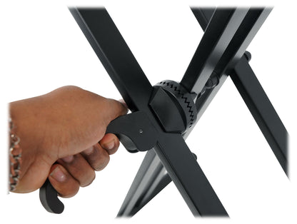 RKS42X 2-Tier X-Stand + Z-SHELF Utility Shelf Bundle