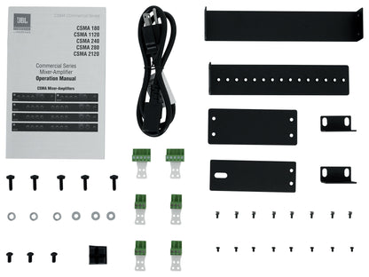 JBL CSMA 180 Commercial 70v Amplifier+(8) 2' X 1' Drop Ceiling Tile Speakers