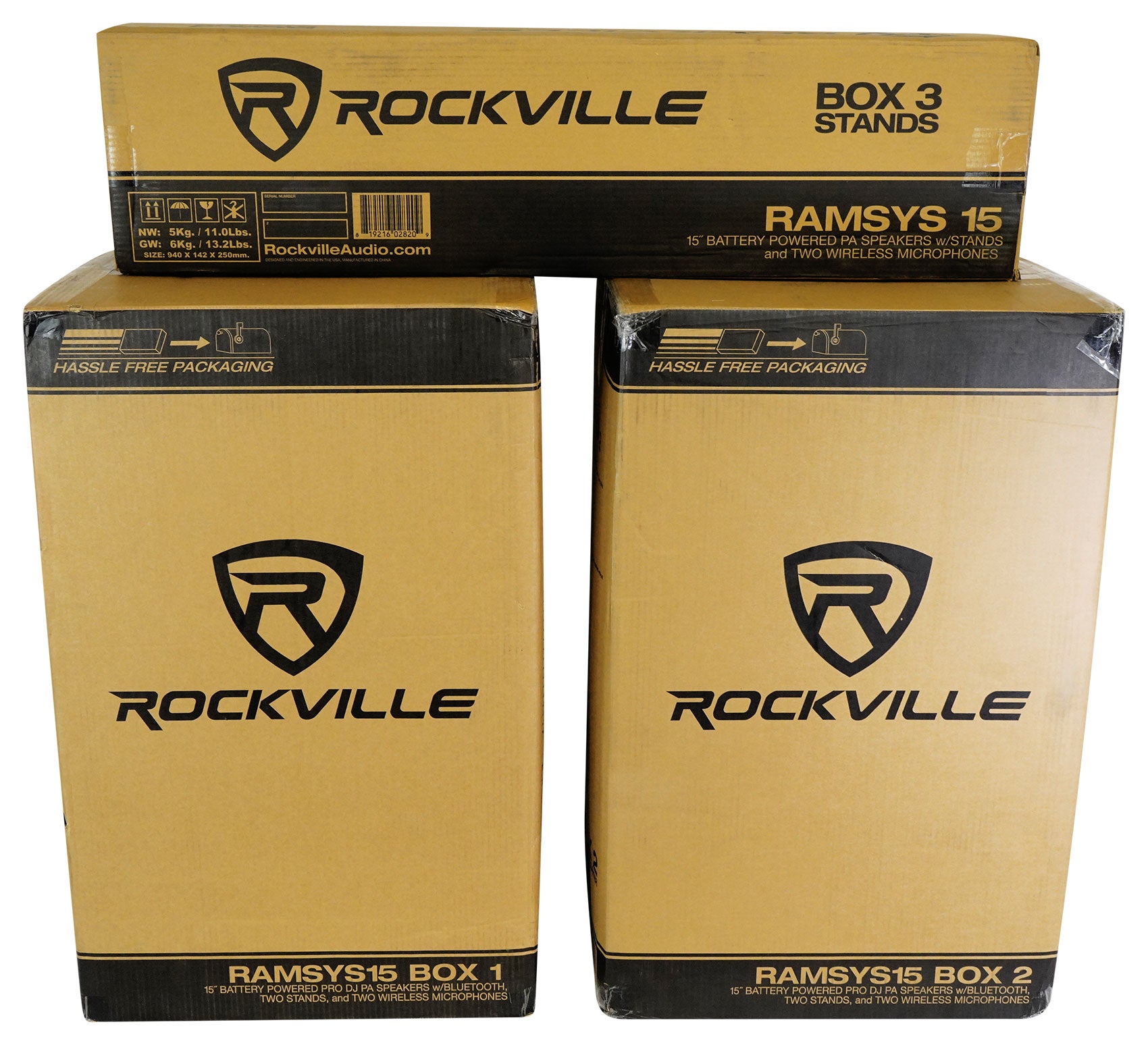 RAMSYS15 2-Pack + Tripod Stands Bundle