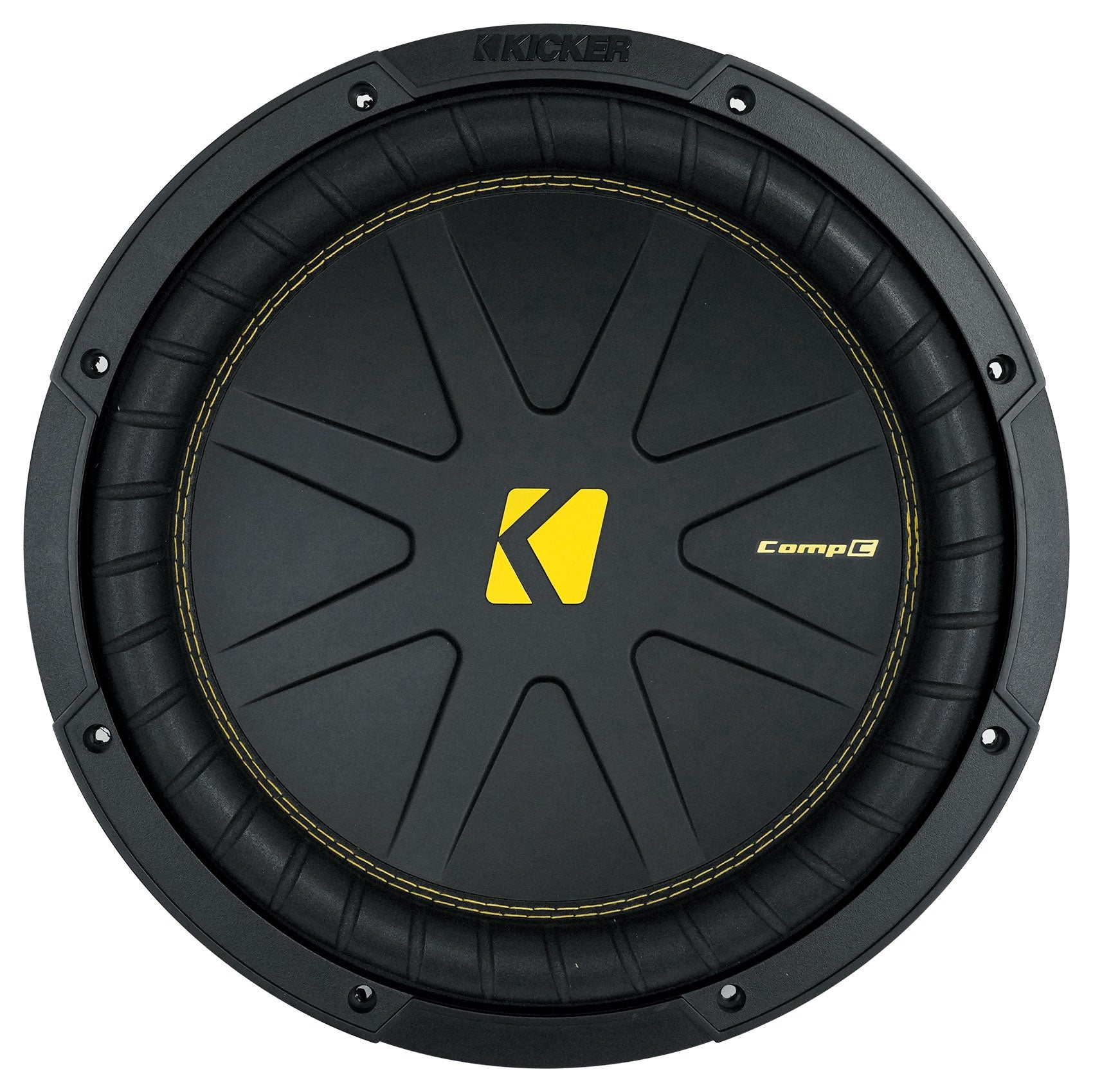 Kicker 50CWCD124 CompC 12" DVC 4 ohm Subwoofer+Sealed Sub Box Enclosure CWCD124