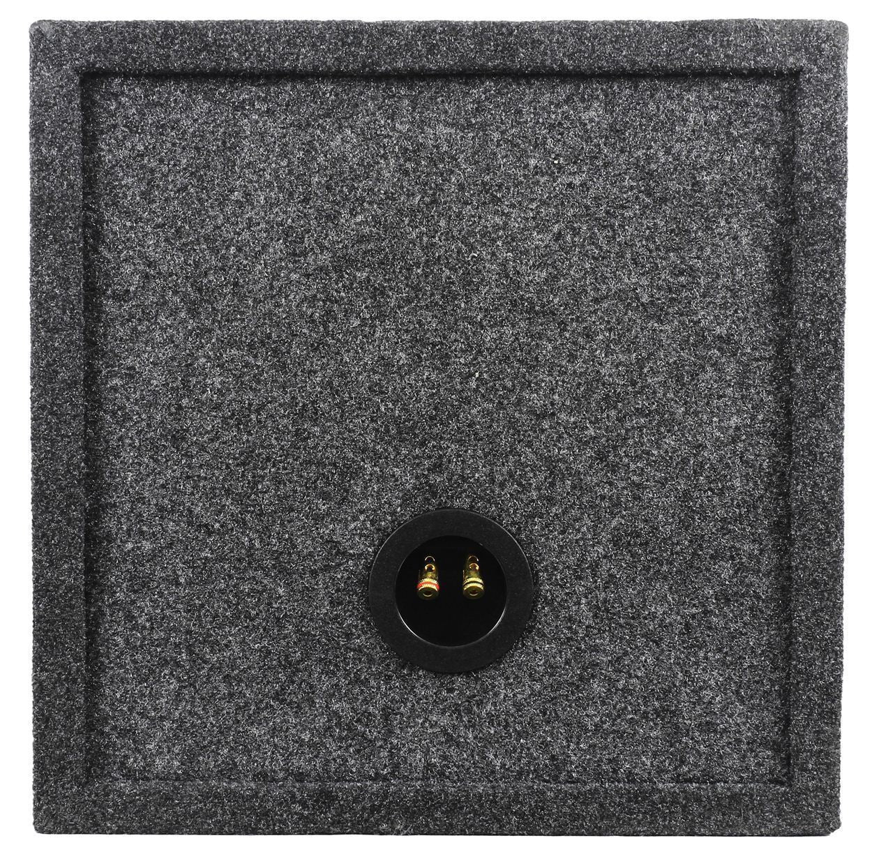 (2) Kicker 50CWCD124 CompC 12" DVC Subwoofers+Sealed Sub Box Enclosure CWCD124