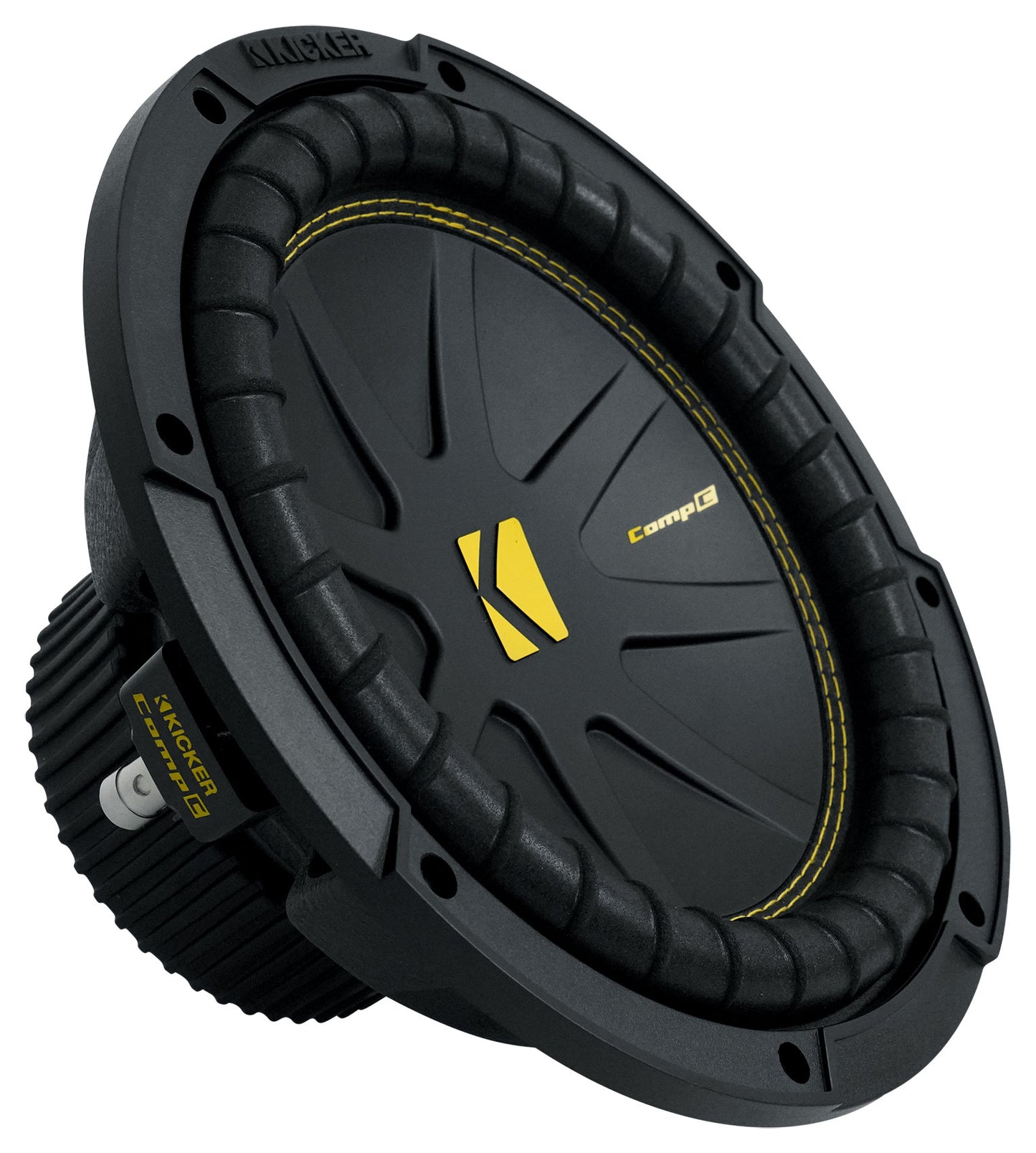 Kicker 50CWCS104 CompC 10" SVC 4 ohm Subwoofer+Mono Amplifier+Amp Kit CWCS104