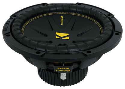 Kicker 50CWCS104 CompC 10" SVC 4 ohm Subwoofer+Sealed Sub Box Enclosure CWCS104