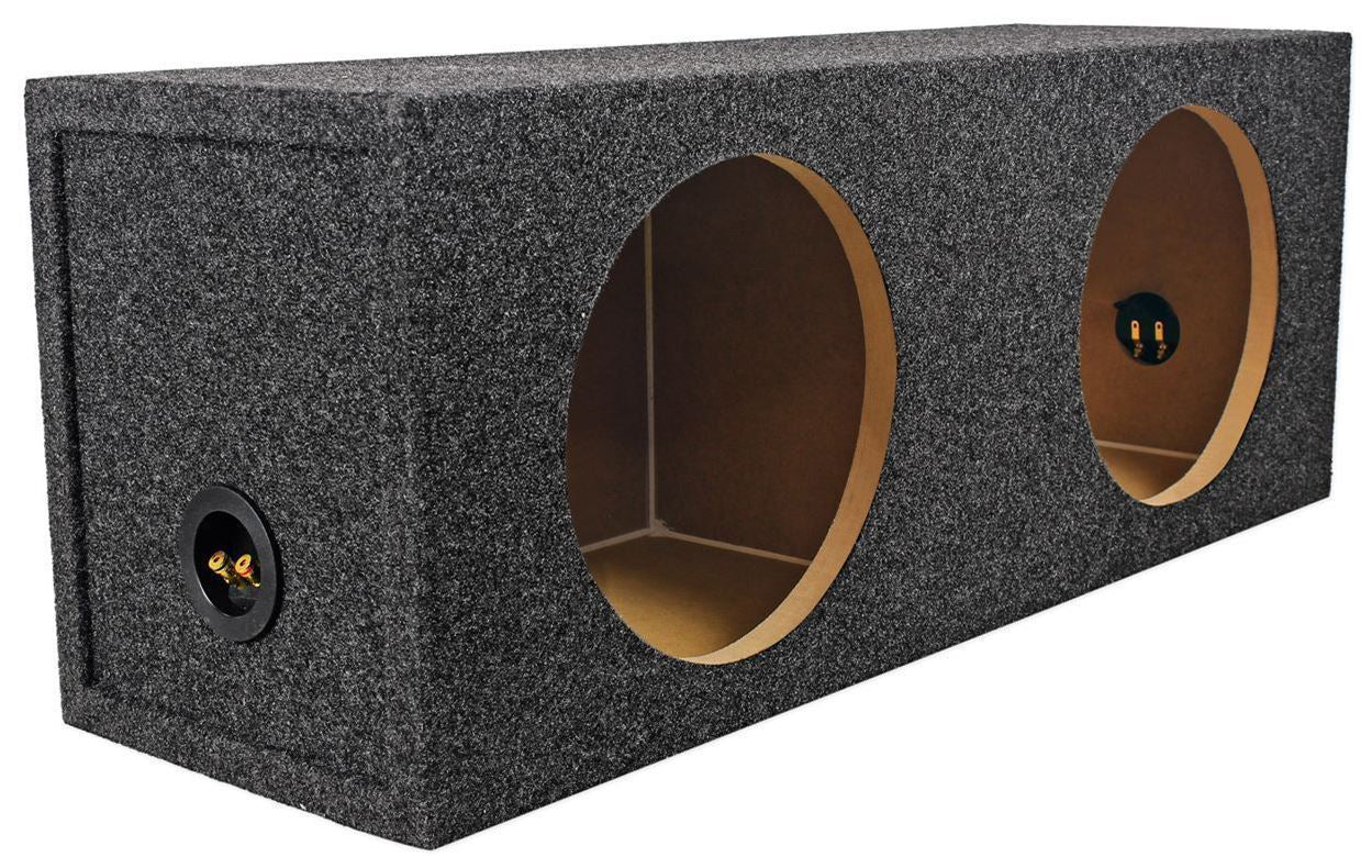 (2) Kicker 50CWCS104 CompC 10" SVC Subwoofers+Sealed Sub Box Enclosure CWCS104