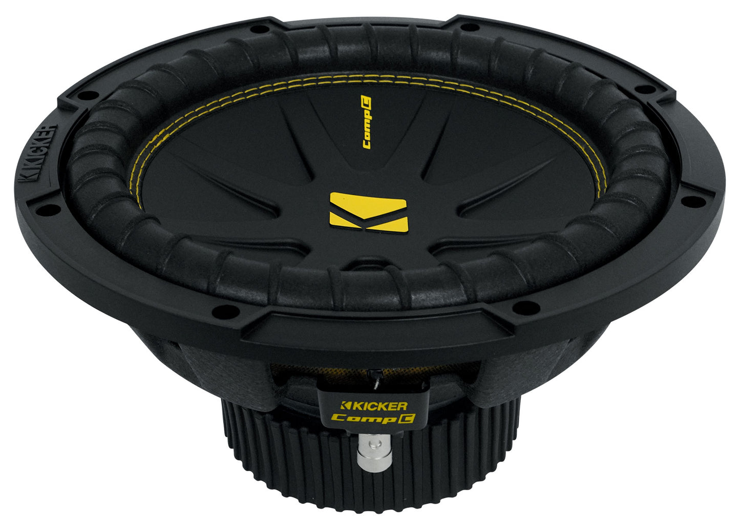 (2) Kicker 50CWCS104 CompC 10" SVC Subwoofers+Sealed Sub Box Enclosure CWCS104