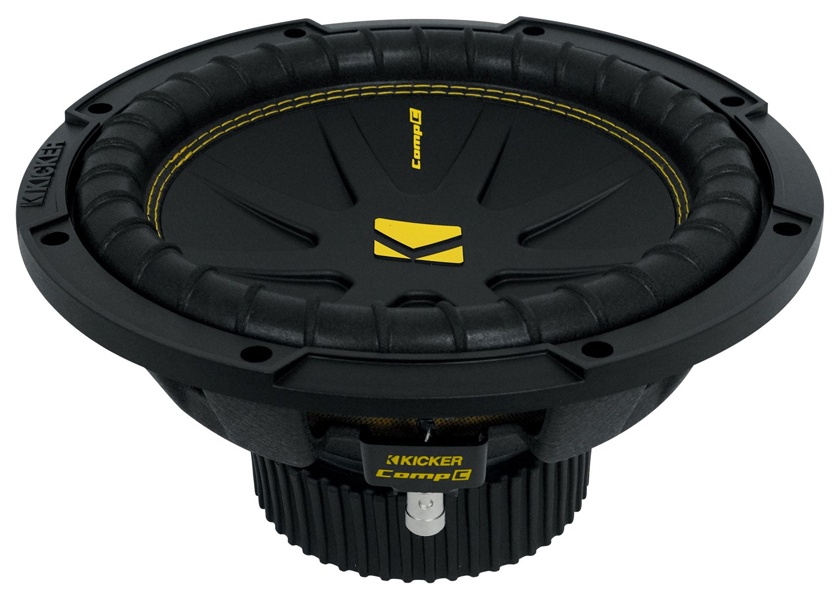 (2) Kicker 50CWCS104 CompC 10" SVC Subwoofers+Sealed Sub Box Enclosure CWCS104