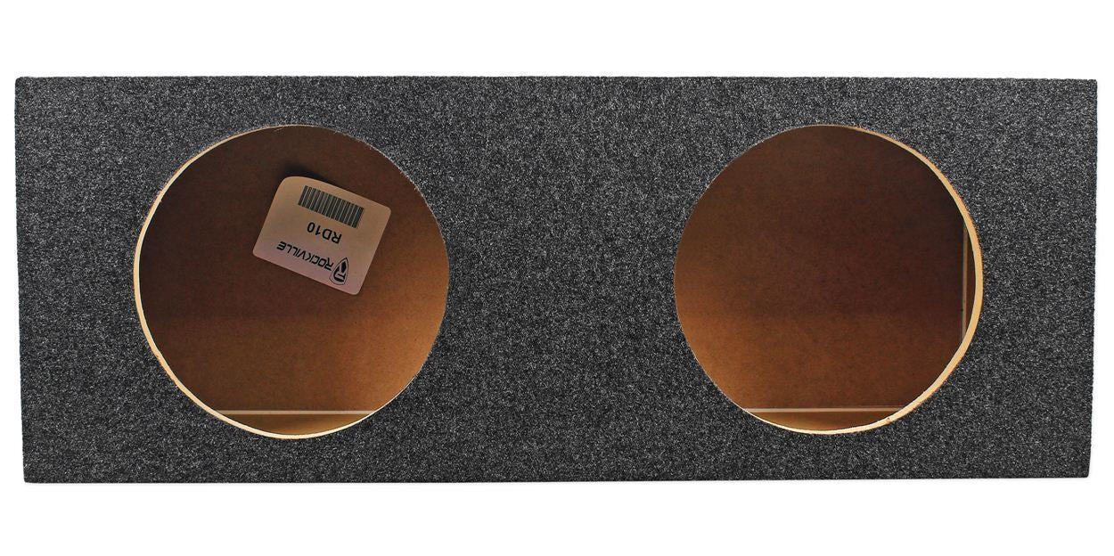 (2) Kicker 50CWCS104 CompC 10" SVC Subwoofers+Sealed Sub Box Enclosure CWCS104