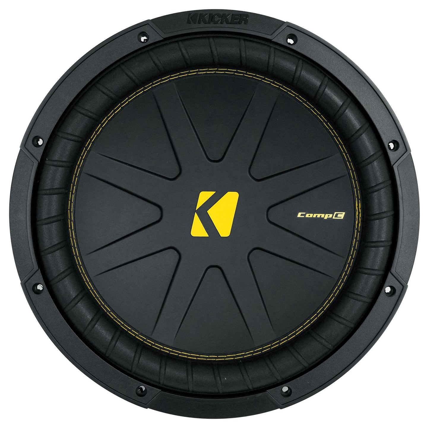 Kicker 50CWCS124 CompC 12" SVC 4 ohm Subwoofer+Mono Amplifier+Amp Kit CWCS124