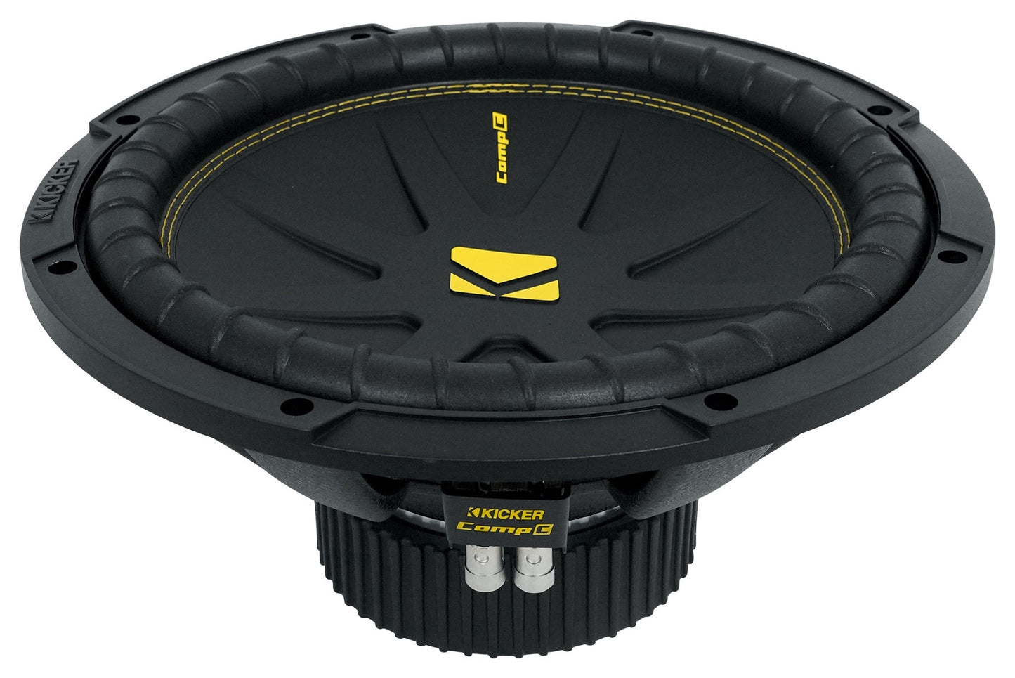 (2) Kicker 50CWCS124 CompC 12" SVC Subwoofers+Sealed Sub Box Enclosure CWCS124